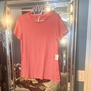 Banana Republic Coral Short Sleeve Tee